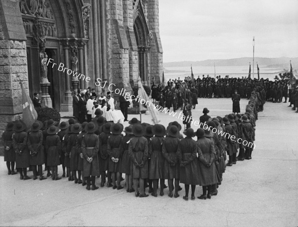 LAST CEREMONY OF BISHOP BROWNE WITH GIRL GUIDES